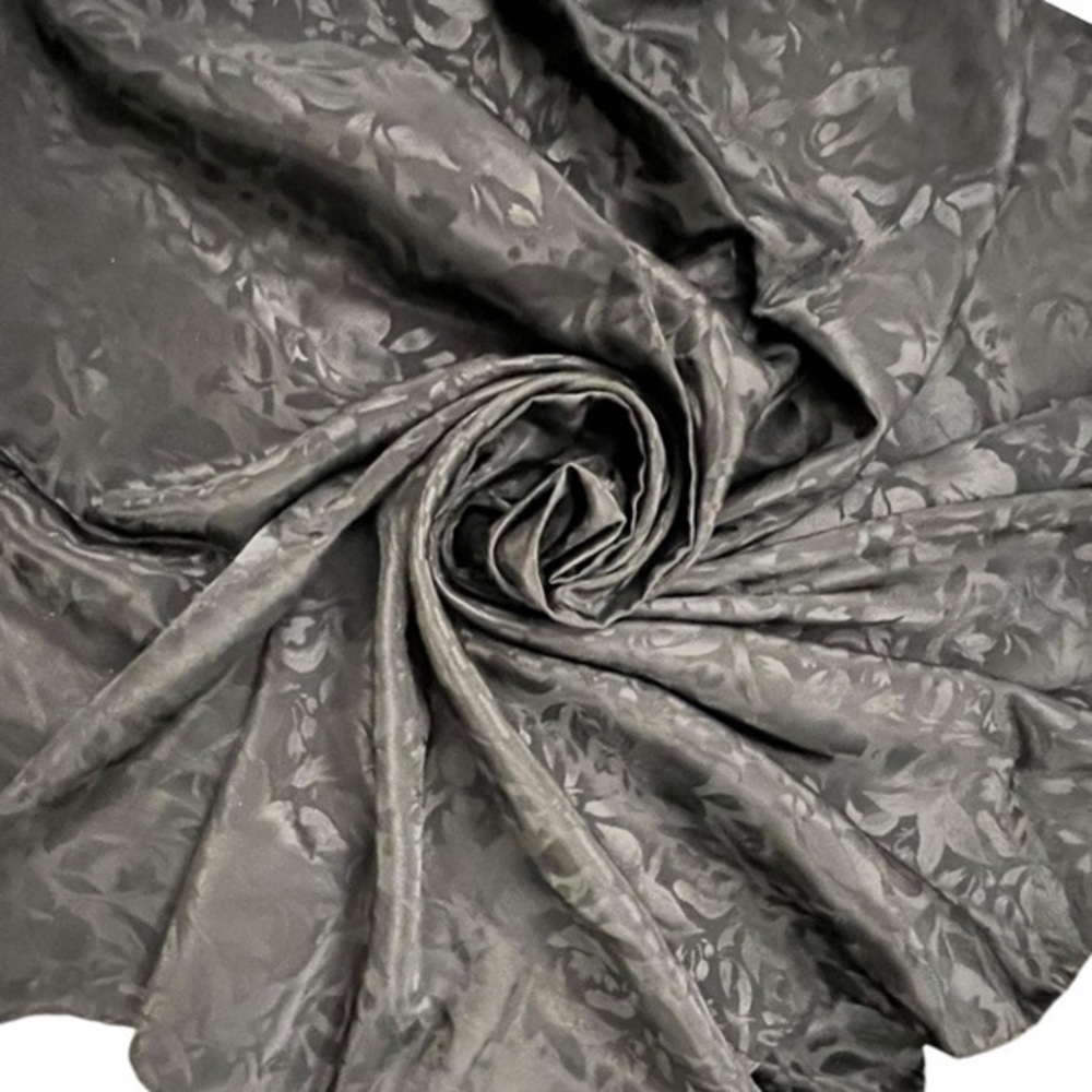 VINTAGE 60S/70S MORSLY POLYESTER SCARF HANDKERCHIEF 29x29‎ Designer Floral Glam